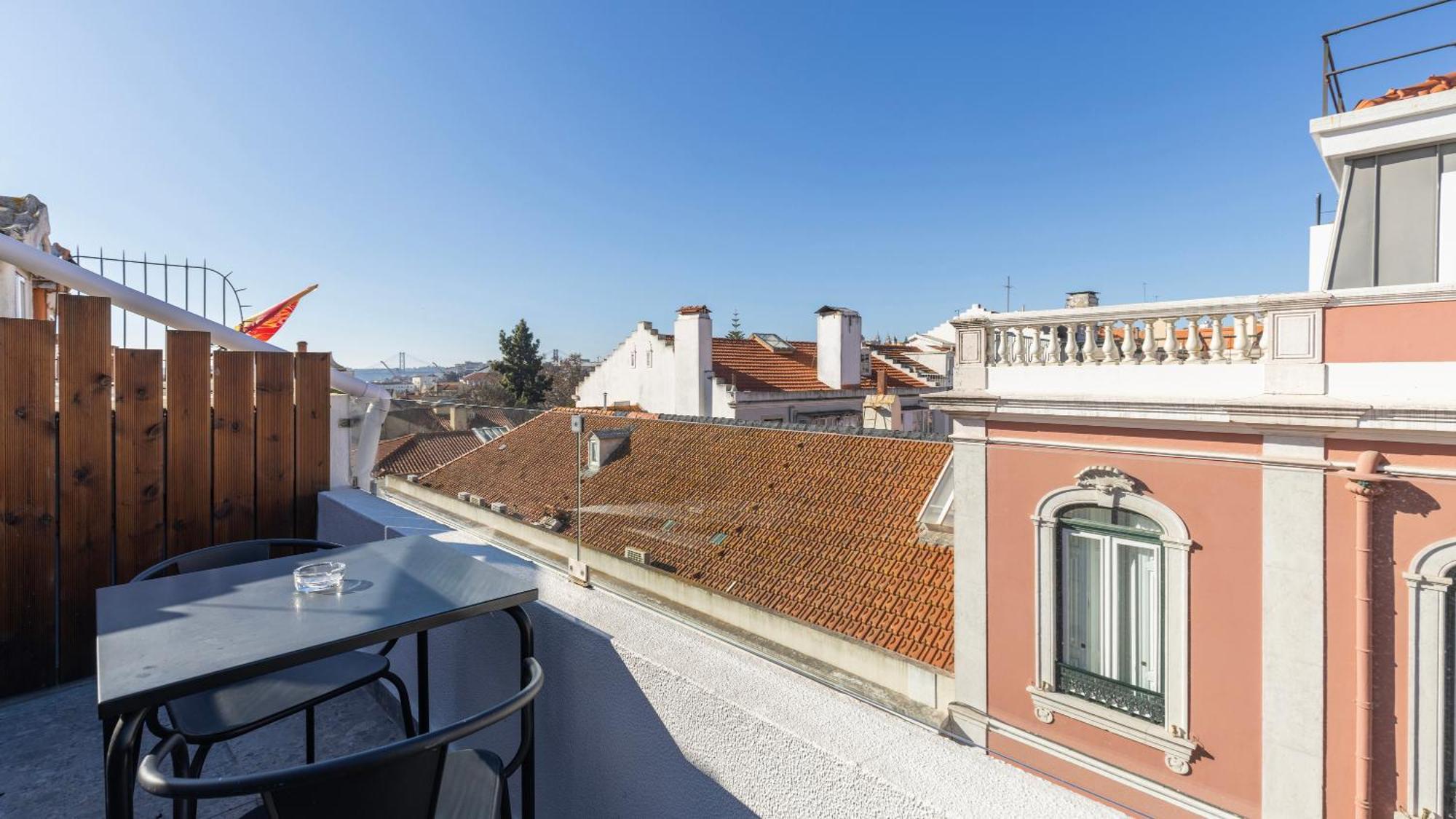 1Bdr Apartment With Terrace And View By Lovelystay Lisboa Exteriér fotografie